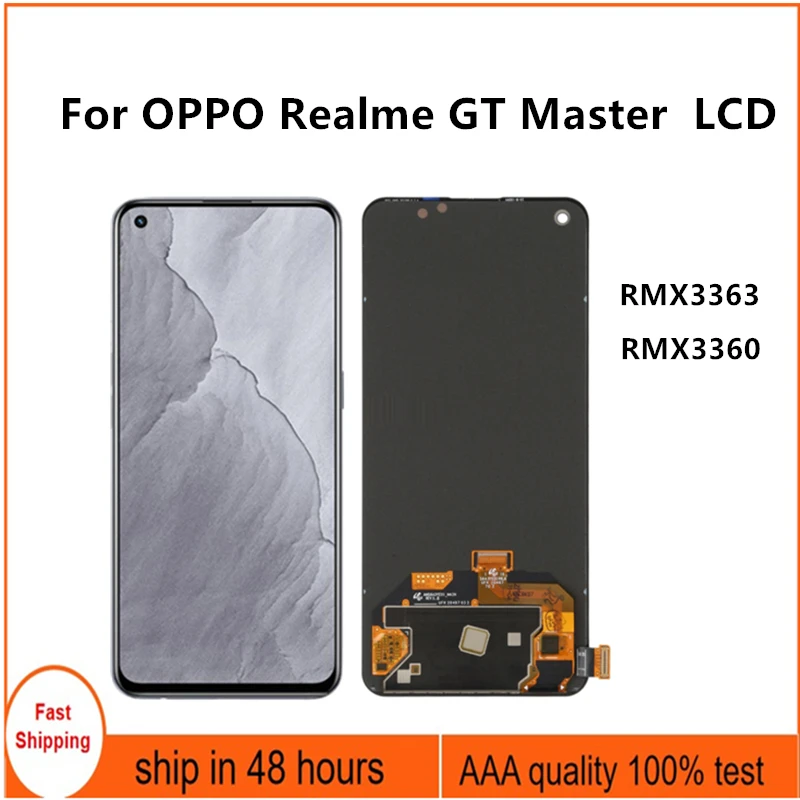 

AMOLED/TFT 6,43 дюймов для OPPO Realme GT Master ЖК-экран сенсорный экран цифровой преобразователь в сборе Замена RMX3363 LCD