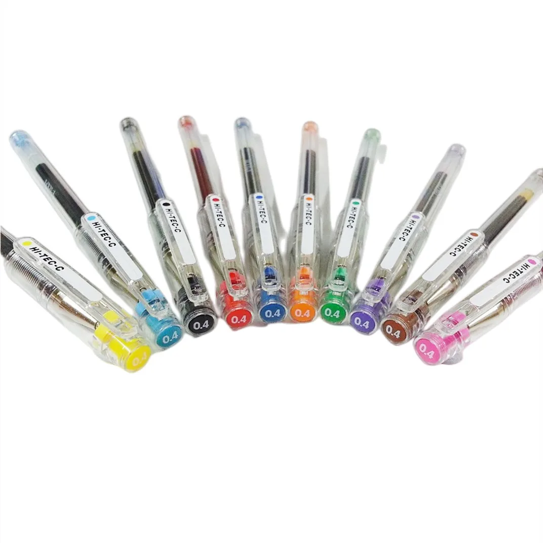 

Pilot Hi-Tec-C 0.4mm ultra fine Roller pen 10 Colors for choose