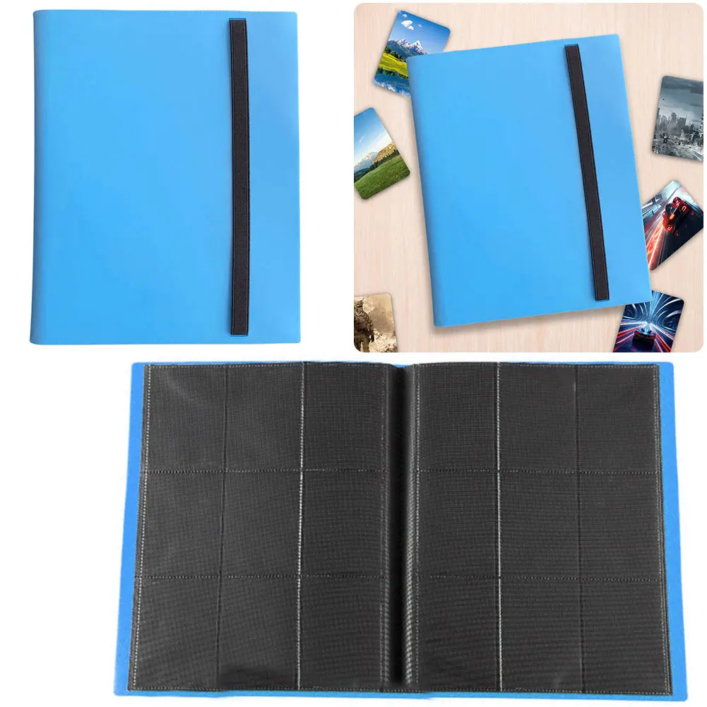 Карты Pikachu Book 9 Pocket мультяшный коллекционный портативный блокнот с 360 картами для