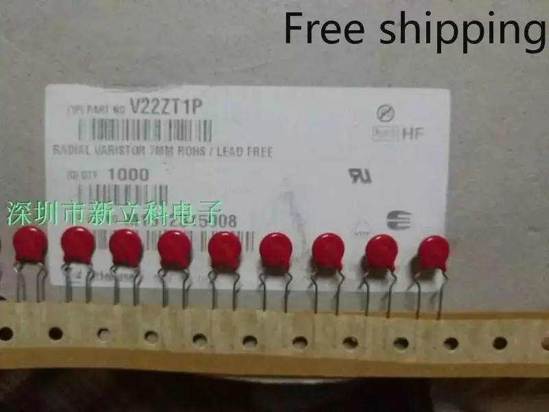 

50pcs/lot V22ZT1P 22V 7MM WIMA MKS4 0.1UF 100V P7.5MM 100NF 104 S20K625 B72220S621K101 100% NEW Original in stock.