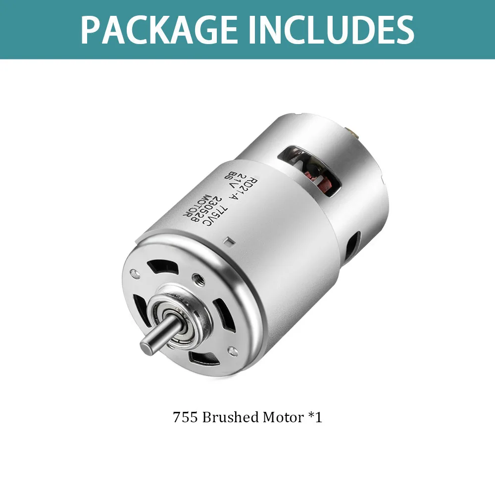 

Щеточный двигатель 18В 775 20000 об/мин