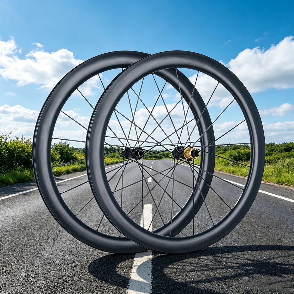 Колесный комплект 700C, 915 г, карбоновые спицевые колеса для шоссейных велосипедов с дисковыми тормозами, 3850 мм, втулки с кассетным механизмом 36T60T для HGXDR. (art.: 3920dbdff4261) - 3920dbdff4261