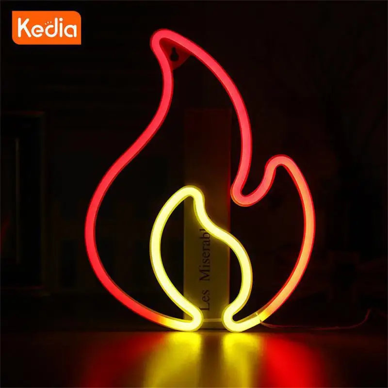

Дизайн в форме пламени, декоративное освещение, неоновые огни, Креативный светодиодный Стайлинг, искусственное пламя, неоновая вывеска, ночник, светодиодная лампа с пламенем из ПВХ