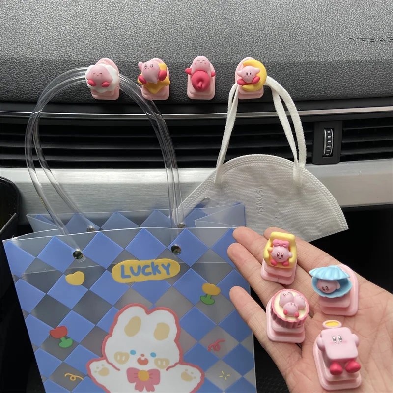

8 шт., автомобильные Крючки-Крючки Kirby в стиле аниме