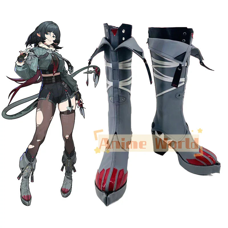 Zenless Zone Zero Jane Doe ботинки для косплея Хэллоуин