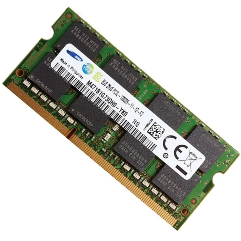 

RAM 8GB DDR3L 1600 1.35V Notebook RAM 12800S M471B1G73QH0-YK0