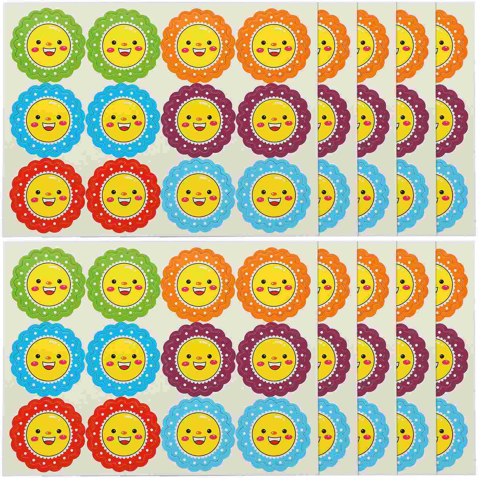 

10 Sheets Smile Face Magnetic Fridge Sticker Lovely Fridge Magnets Fridge Decoration Magnetic Decor
