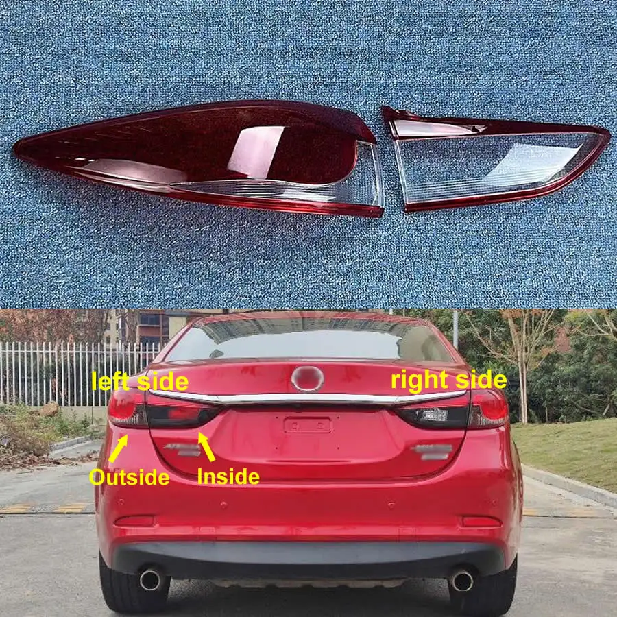 

For Mazda 6 Atenza 2014 2015 2016 Car Accessories Rear Taillight Shell Tail Lamp Cover Brake Lights Mask