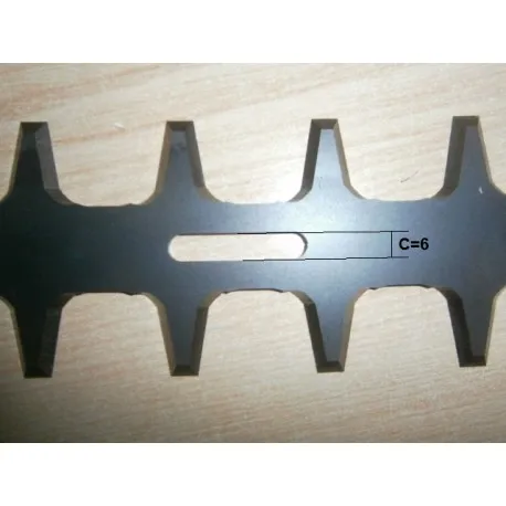 Двойное лезвие HTO 600R/TT600/K600D/K620/HTD600/HT 230D/ A 12 B 34 C 6 2 D 163 4 E 88 F 61 L 634 оригинальный верхнее