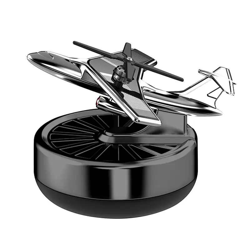 

Автомобильные украшения для ароматерапии, вращающийся самолёт на солнечной батарее, аксессуары для украшения интерьера, диффузор для автомобиля и дома