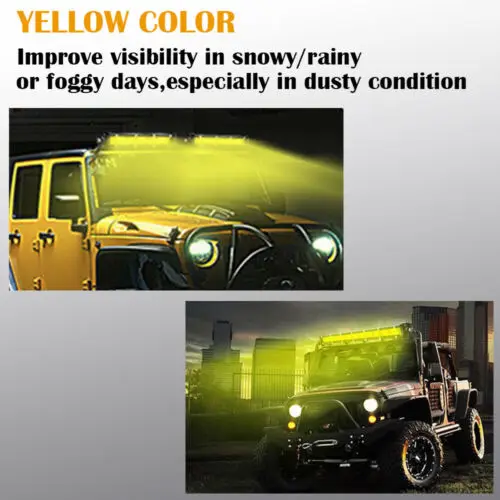 

Car Light Bars 26LED Light Bar Rustproof. Shockproof Ultra-Slim 10-Inch Beam Combo Spot For ATV Car Waterproof