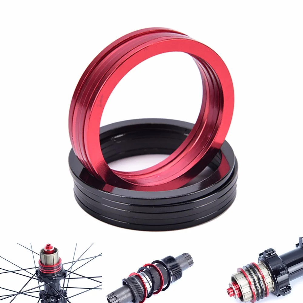 

5Pcs dia 2mm Mountain Bikes Flywheel Washer Bottom Bracket Center Axis MTB Alluminium Alloy Bicycle Hub Spacer Gasket Spacer