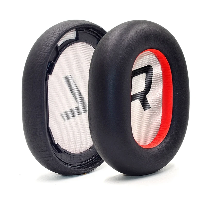 

4X Soft Foam Ear Pads Cushions With Buckle For Plantronics Backbeat Pro 2 SE Voyager 8200 UC Headphones(Black)