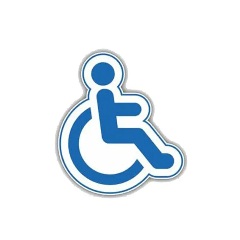 

13/17 CM Cute DISABLED MOBILITY BADGE CAR BUMPER PVC Car Sticker Decal Pegatinas Para Coche Y23