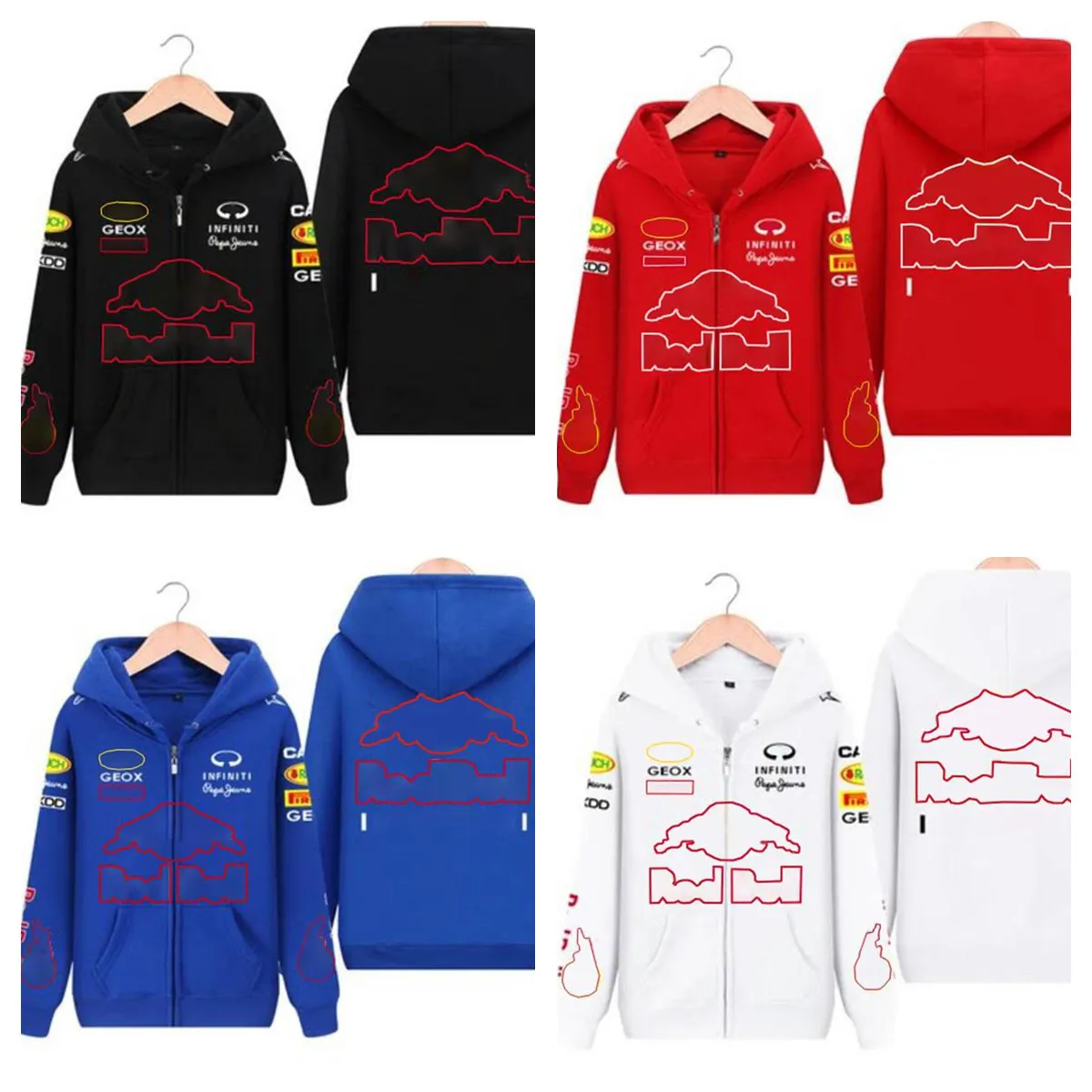 

F1 racing jersey new team hooded pullover