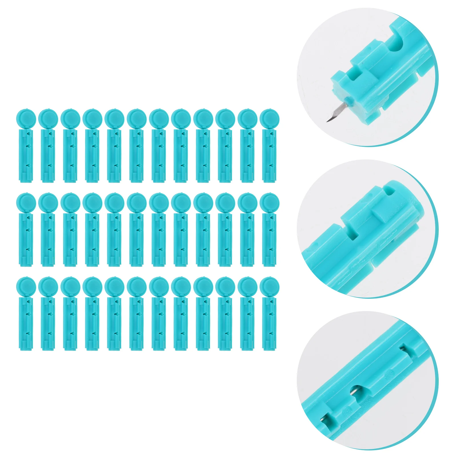 

200 Pcs Bloodletting Tools Metal Test Needles Lancet Device Medical Supply Taking Lancing Clinic