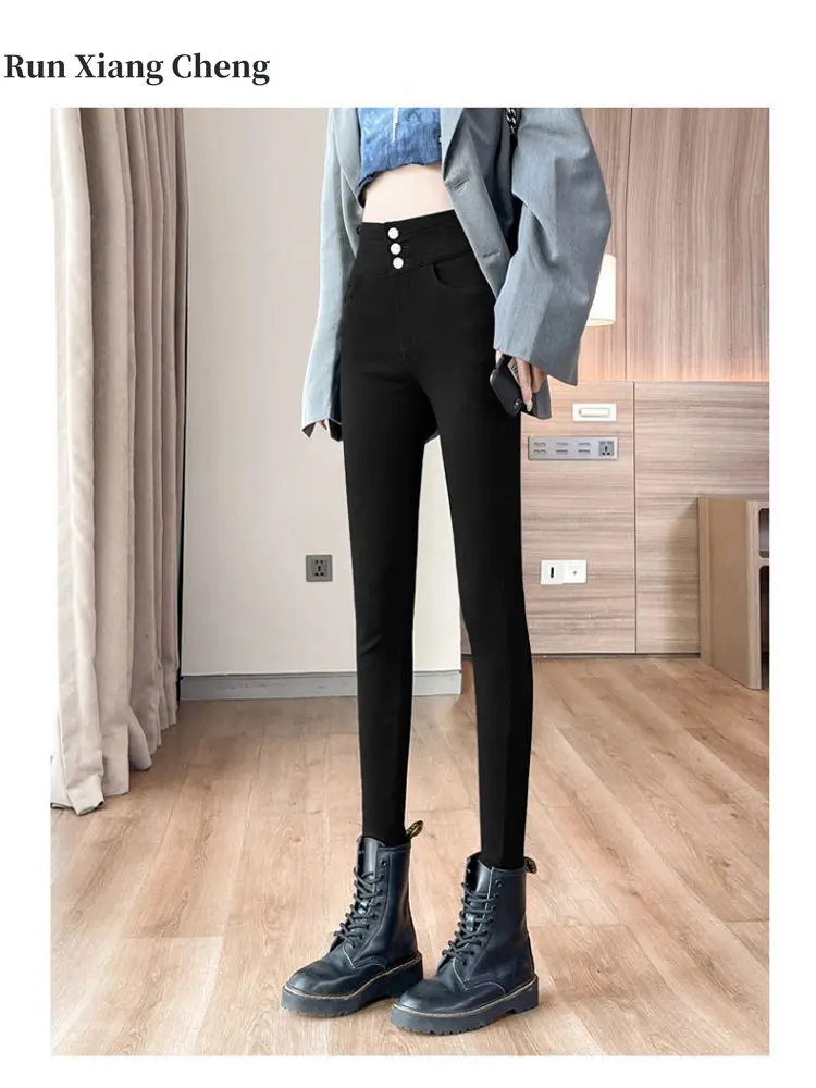 Women's Wear Out Leggings Spring and Autumn 2023 New Free Shipping Fashion Sexy Slim Fit Jeans High Street Casual Style Pants