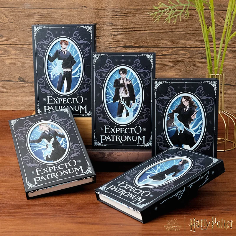 Фото Новый аниме Magic Boy Expecto Patronum Hand Ledger Жесткая поверхность Рождественский дневник Блокнот Волшебник Девушка Студенческие канцелярские принадлежности Детские подарки №1