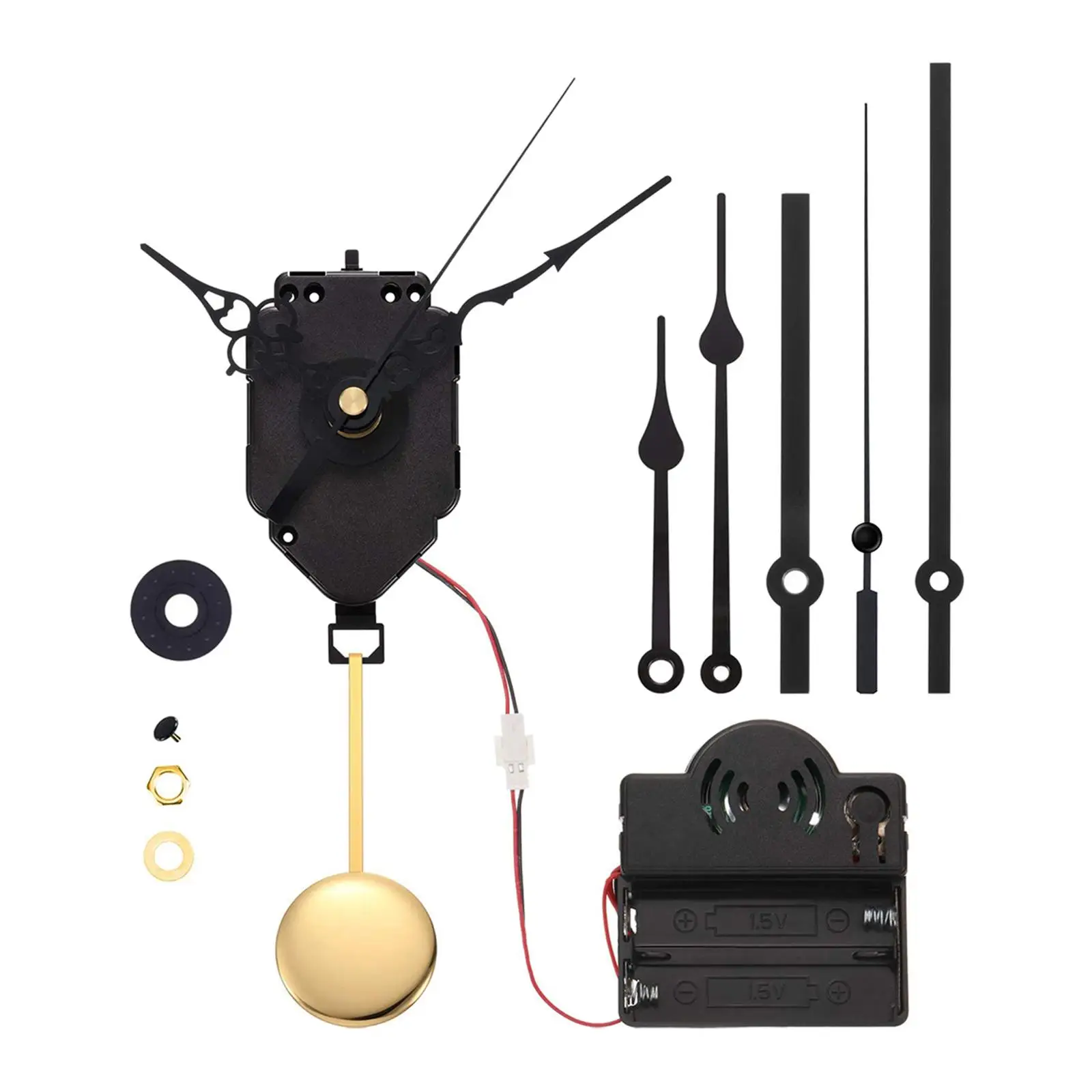 

Pendulum Clock Movement Mechanism Making Replace Repair Pendulum Clock Movement Chime Music Box with Hands & Pendulum