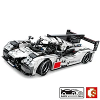 new sembo block pull back function technical building block bricks speed champion formula racing car f1 model toys kid gifts