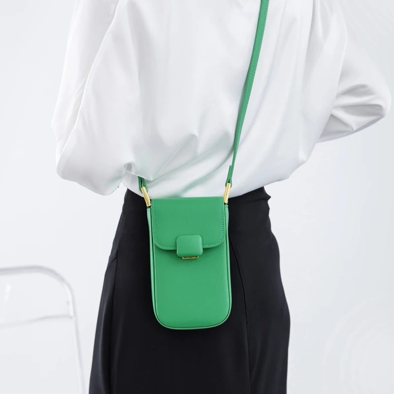 

Fashion Cellphone Shoulder Bag Women PU Leather Crossbody Bag 2022 New Handbag Card Holder Messenger Bag Flap Wallet