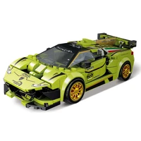 2022 hot selling sports cars lamborghinis model series building blocks particle assembly traditional bricks toys for child gifts