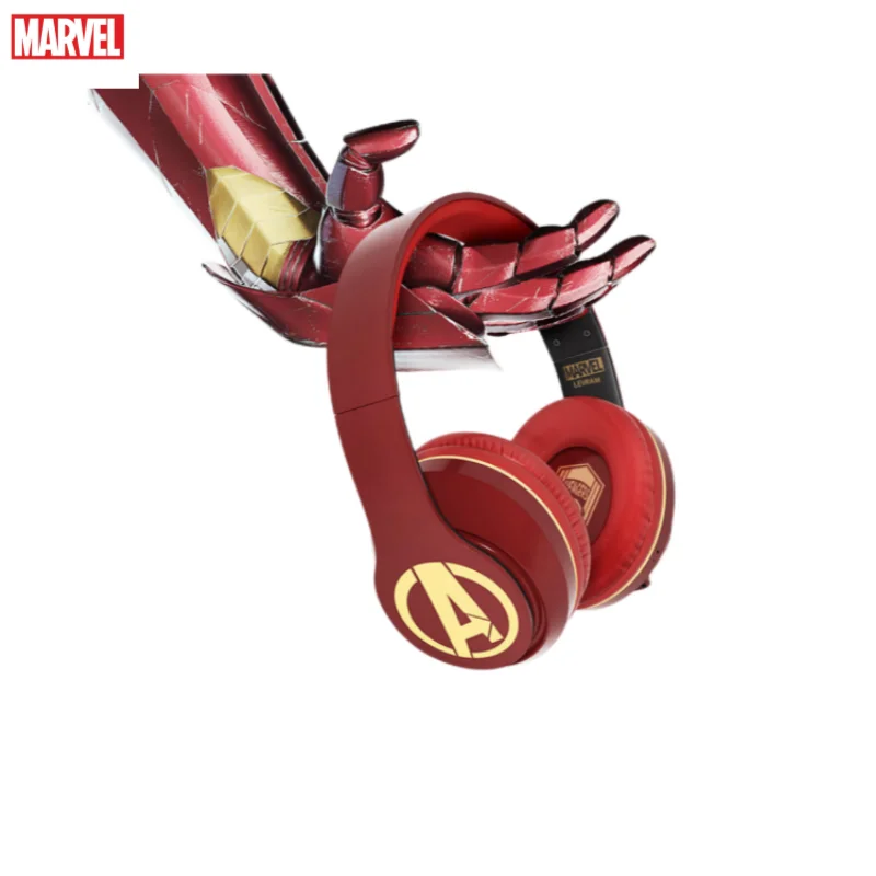 Marvel Iron Man Spiderman Bluetooth headset head-mounted subwoofer noise reduction personality headset wireless binaural sports