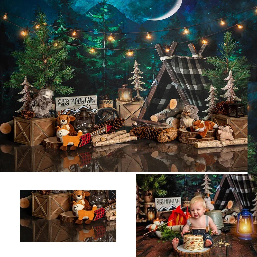 Детские фоны на первый день рождения детский фон с изображением леса джунглей