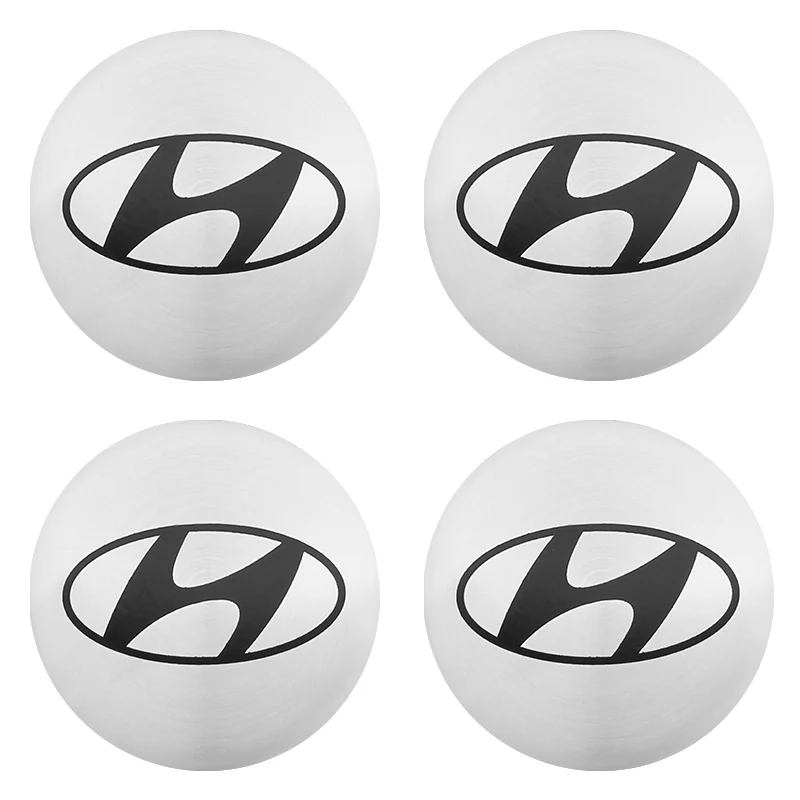 

4 шт. автомобильный Стайлинг, колпаки для центральной ступицы колес, наклейки на обод, аксессуары для Hyundai i30 Tucson i20 Creta HB20 Sonata Elantra Kona