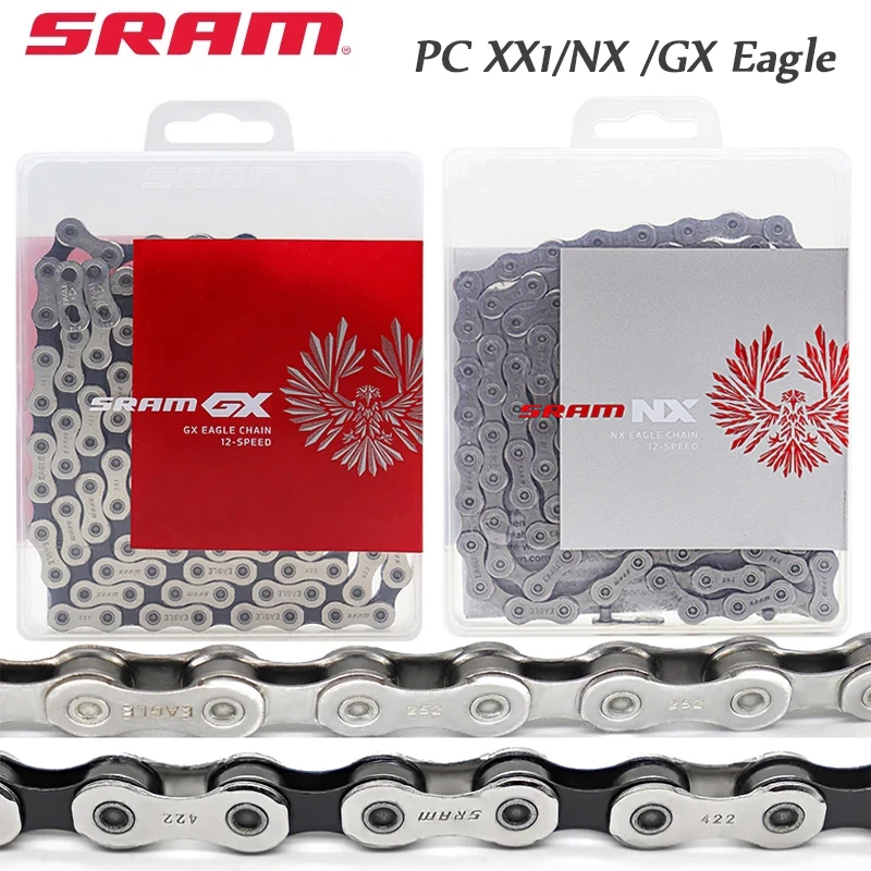 

Original SRAM GX EAGLE 12v Chain 126L Links MTB Bike Chain 11s 12speed MTB Current PC XX1 GX NX Chain with Power Lock Quick Link