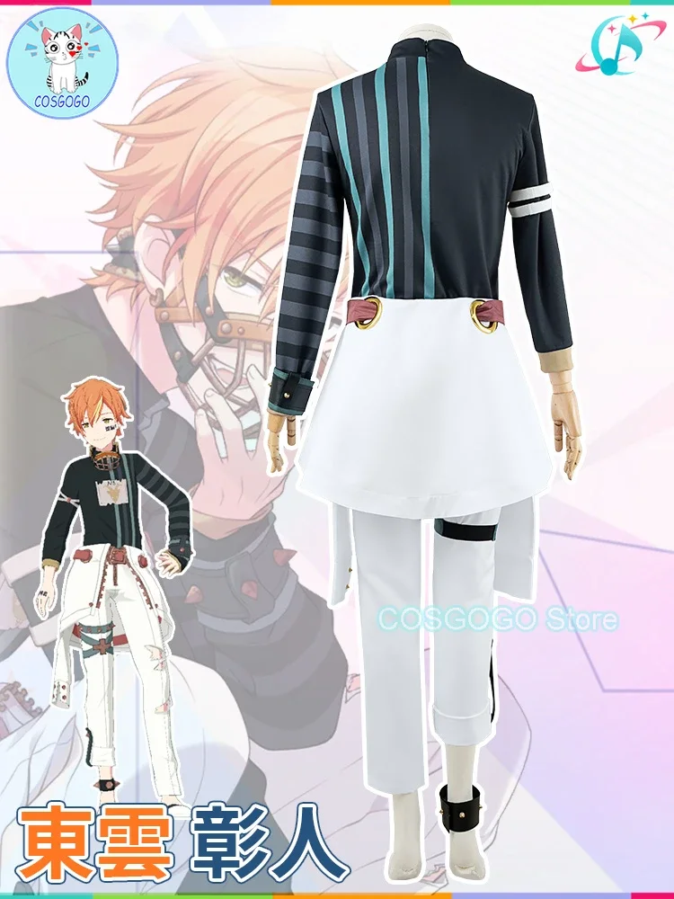 COSGOGO Game Project Sekai Shinonome Akito Косплей Костюм PJSK VBS Хэллоуин Akt Одежда Женщины Мужчины