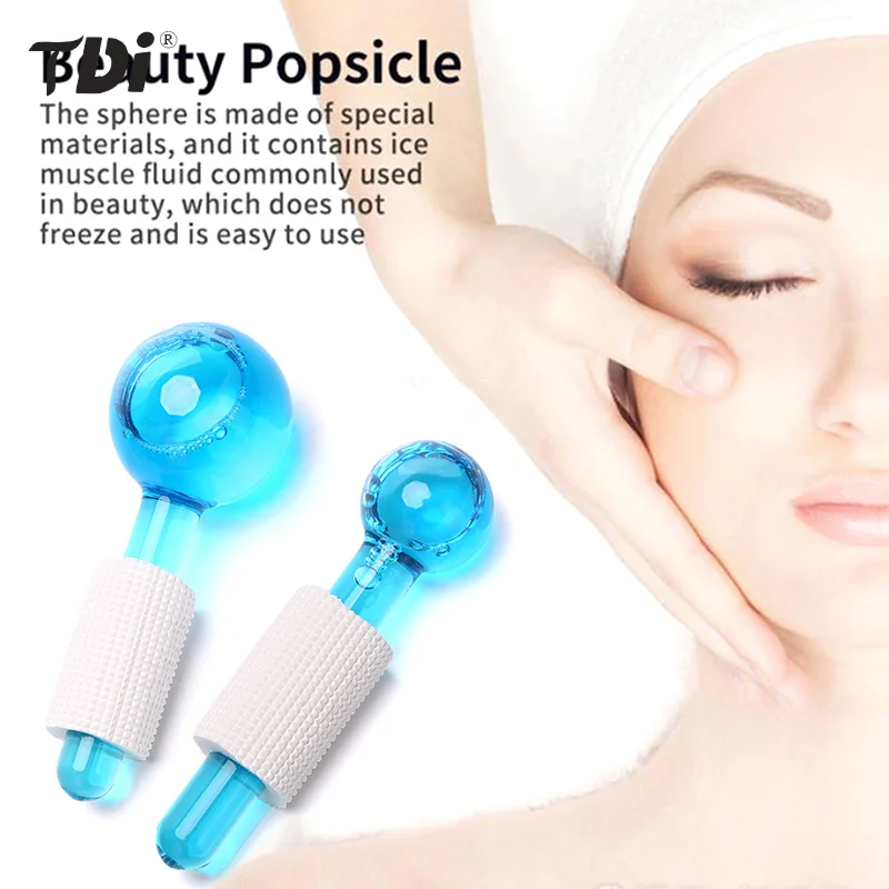 Большой Хрустальный шар охлаждающие шарики для лица массажный ролик и глаз