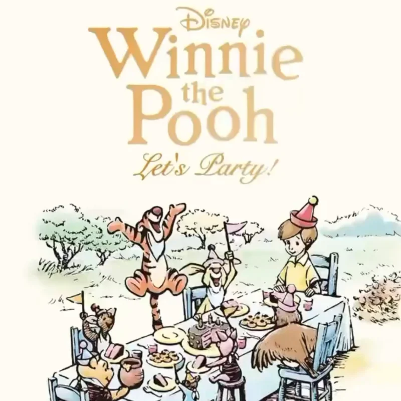 Фото POP MART Disney Winnie The Pooh Let Is Party Series Слепая коробка-сюрприз Официальная оригинальная коллекционная фигурка Настольное украшение №1
