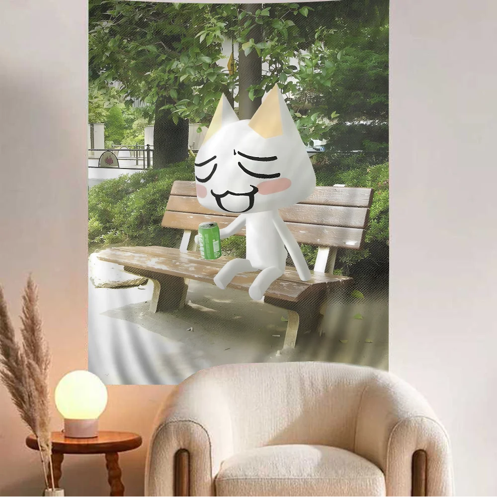 

Иnoue Toro CUTE Cat гобелен для дома из полиэстера и хлопка