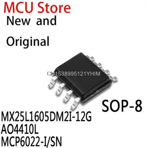 10PCS SOP-8 MX25L1605 SOP8 25L1605DM2I-12G SOP MX25L1605D AO4410 4410 MCP6022-I MCP6022 MX25L1605DM2I-12G AO4410L MCP6022-I/SN