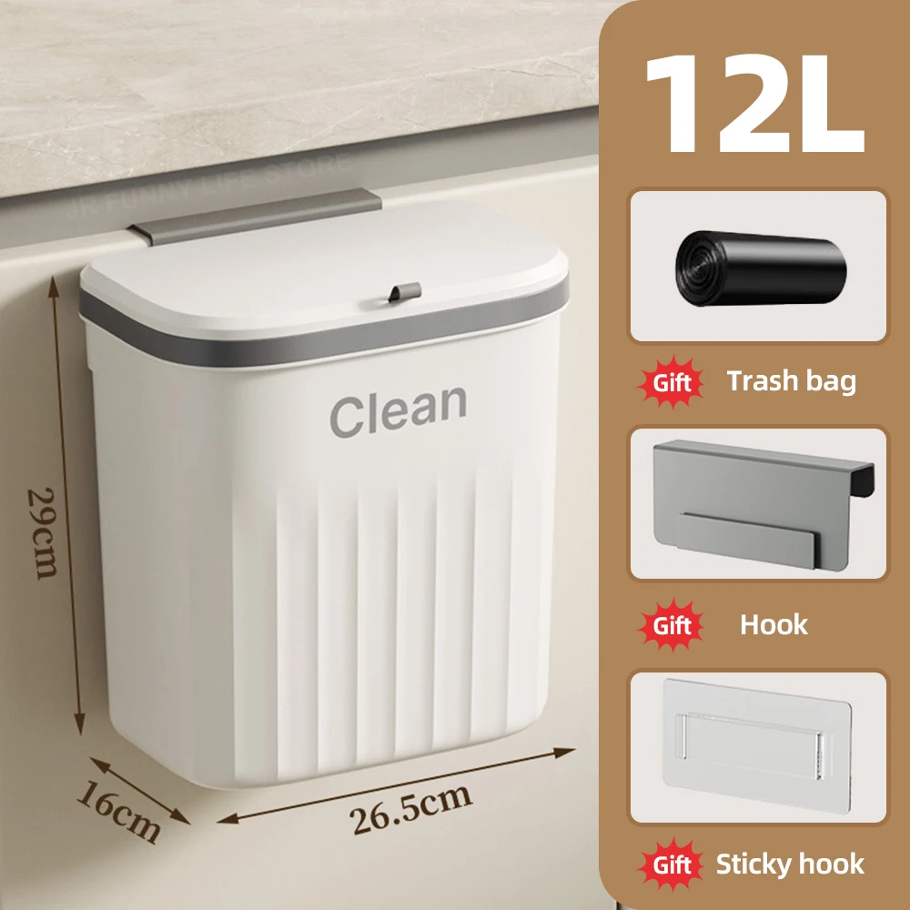 

Пластиковое мусорное ведро JYPS 8/12л