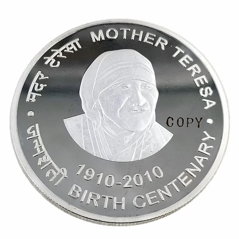 1910-2010 Индия 100 рупиев копия монет памятные карманные монеты Challenge рождественские