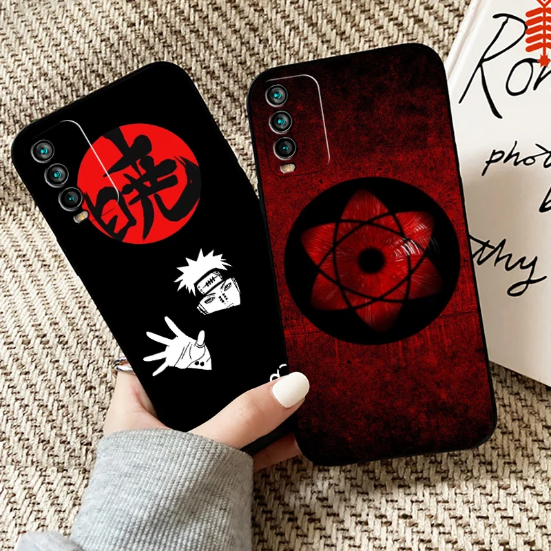 

Naruto Akatsuki Uchiha Itachi For Redmi 9T Phone Case For Xiaomi Redmi 9T Soft Black Carcasa Back Funda