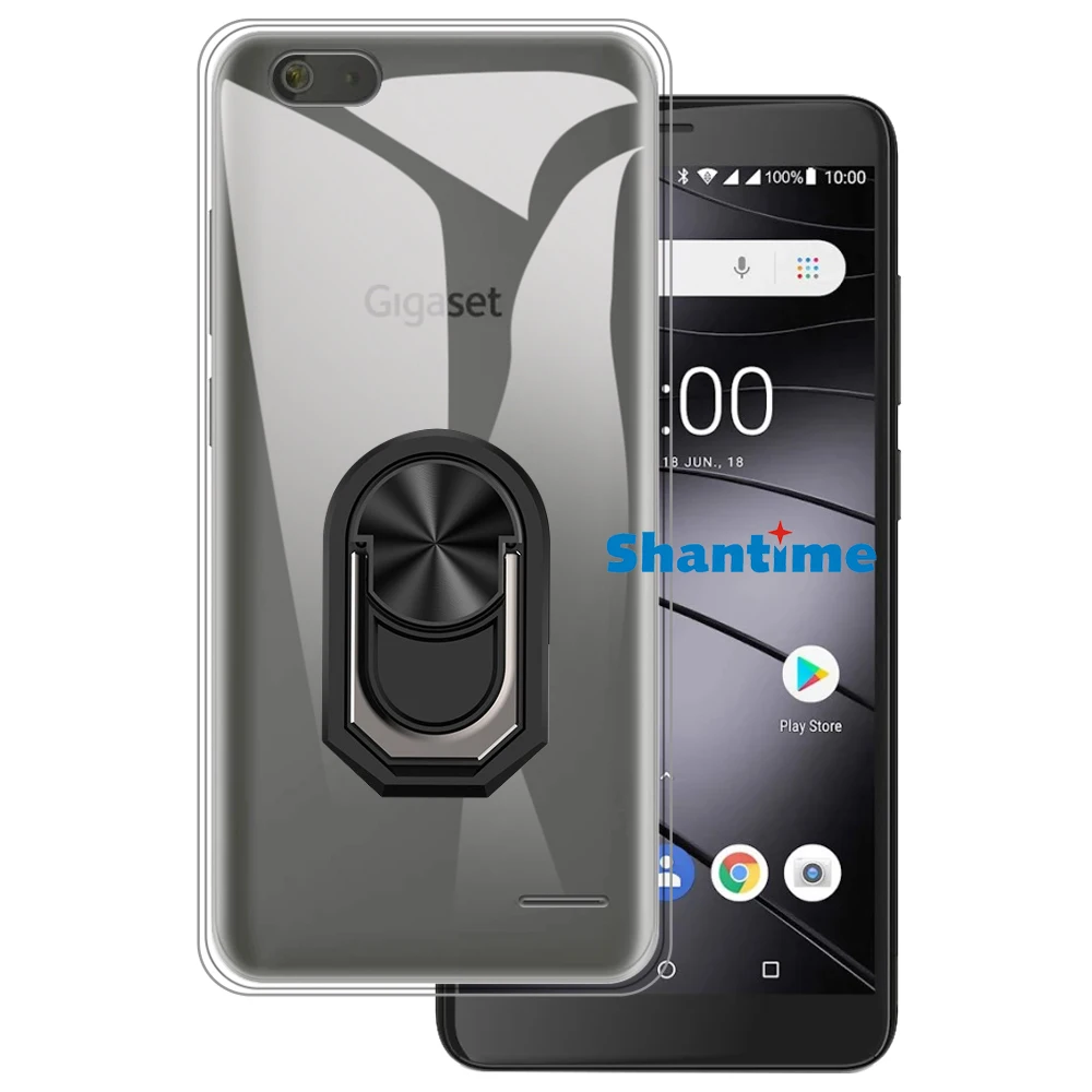 Роскошный противоударный кольцевой держатель для Gigaset GS100 чехол мягкий