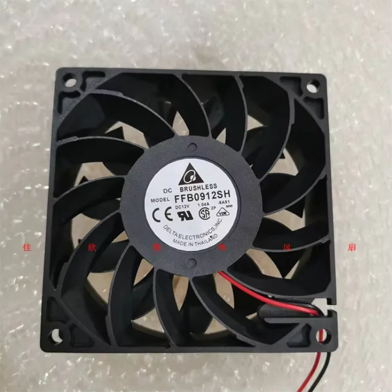Delta Electronics FFB0912SH DC 12 В 1 04 А 90x90x25 мм 2-проводной охлаждающий вентилятор для сервера