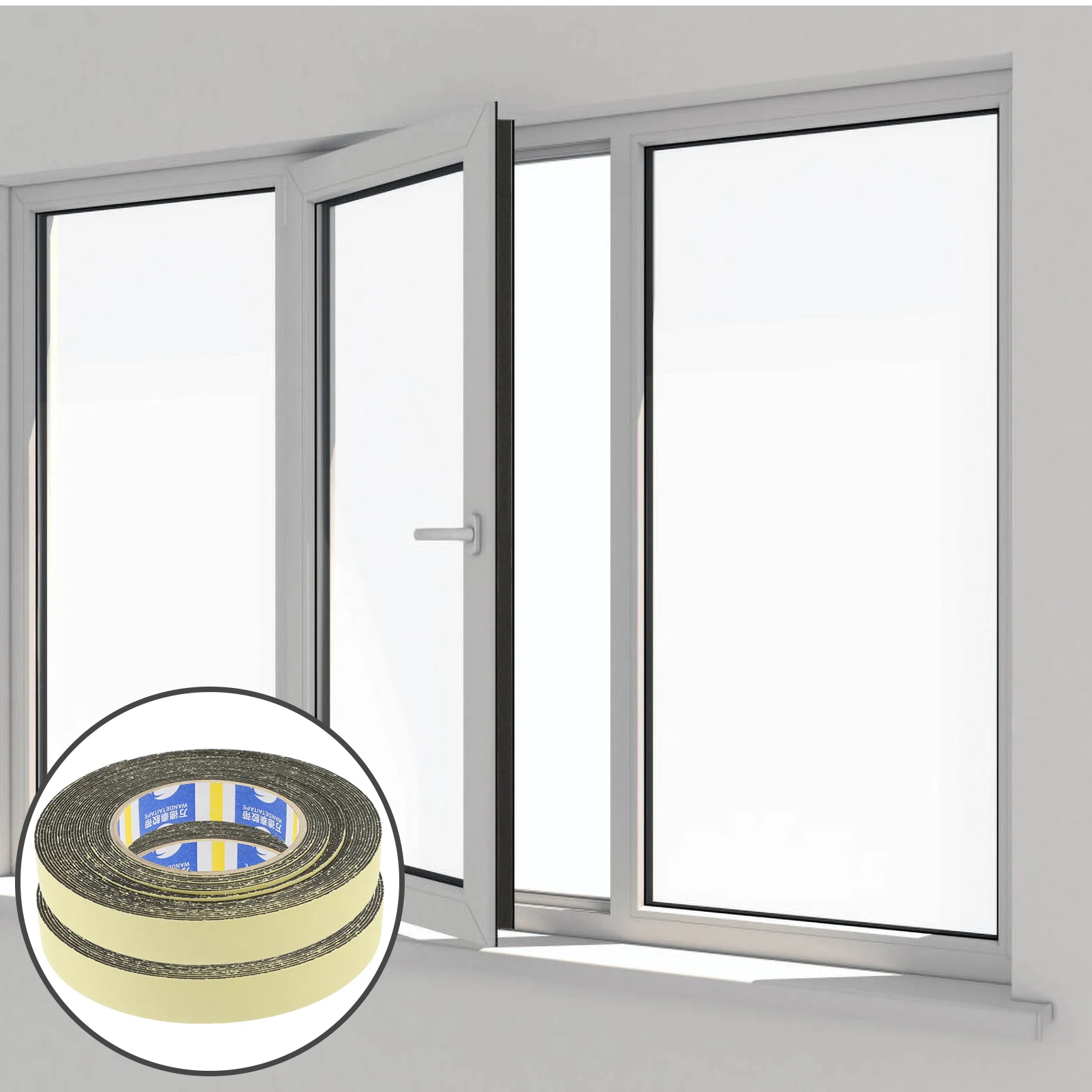 

Strip Tape Seal Sealing Door Window Adhesive Bottom Soundproof Stickeracoustic Stripping Collision Sponge Shockproof Silicone