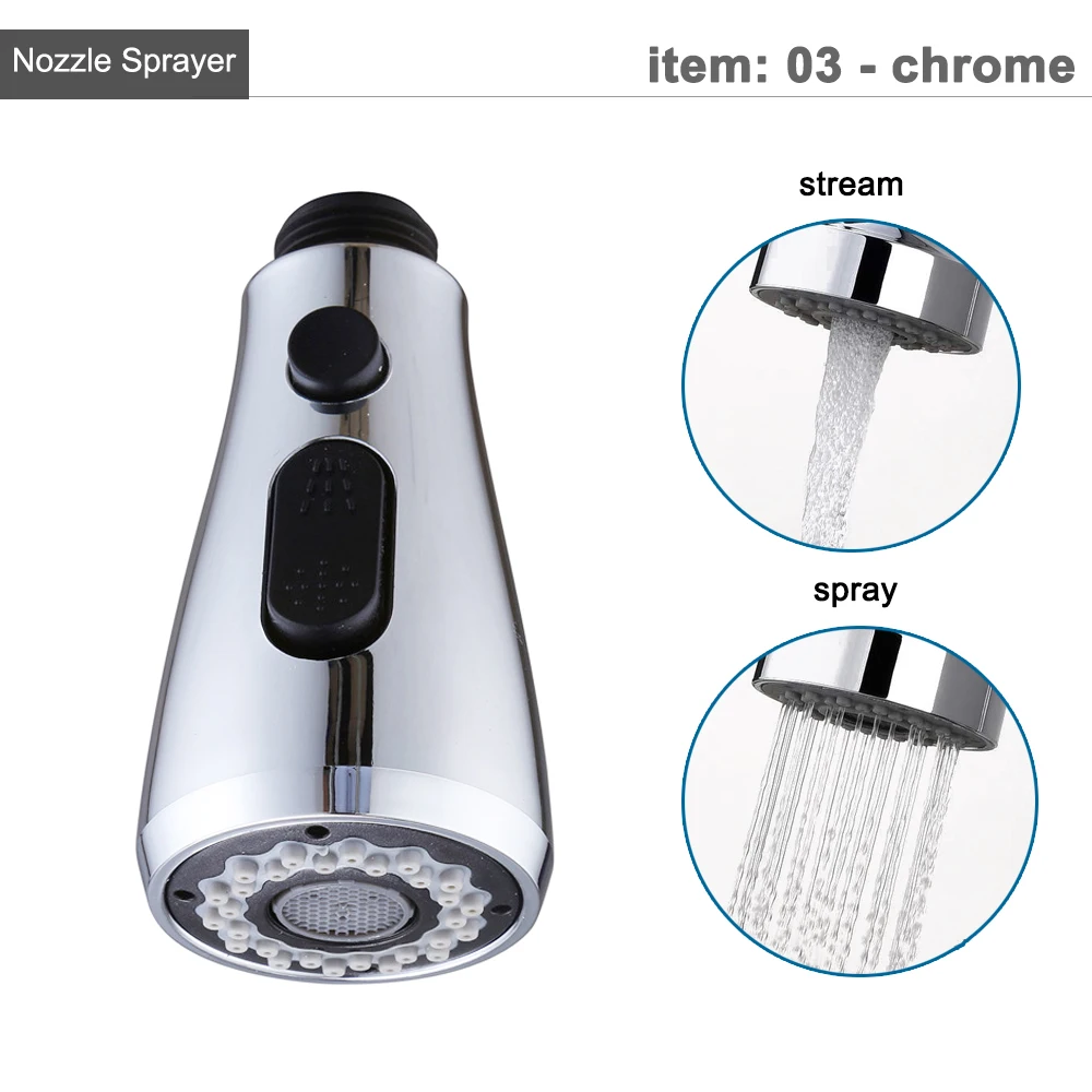 

Кухонный распылитель смесителя ABS пластик серебристый G1/2