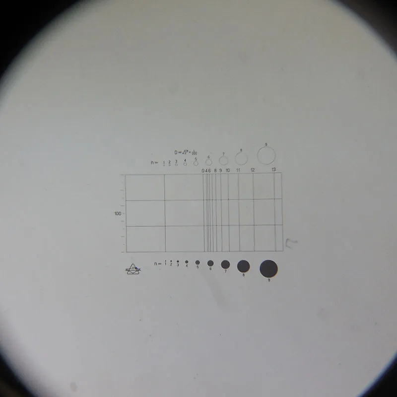 Окуляр микроскопа CAT902 C2 микрометр в форме сетки для калибровки слайдов