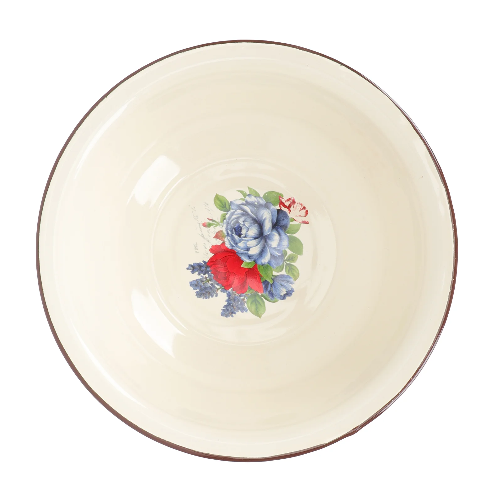 

Bowl Enamel Basin Bowls Vintagestorage Soup Enameled Dessert Enamelware Plates Appetizer Dough Kneading Vegetable Salad Wash