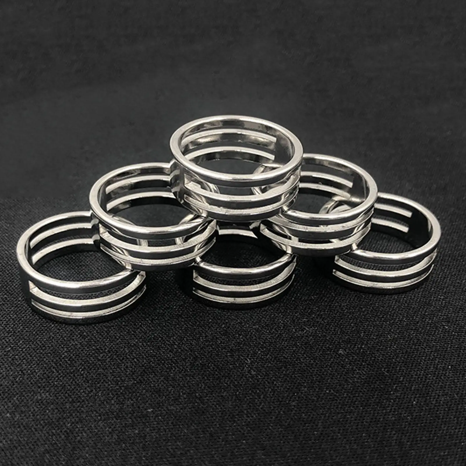 2Pcs Jump Ring Tool Opener Closer Stainless Steel Supplies DIY Circle Tool Finger Ring for Jewelry Making Jewelry Makers Craft