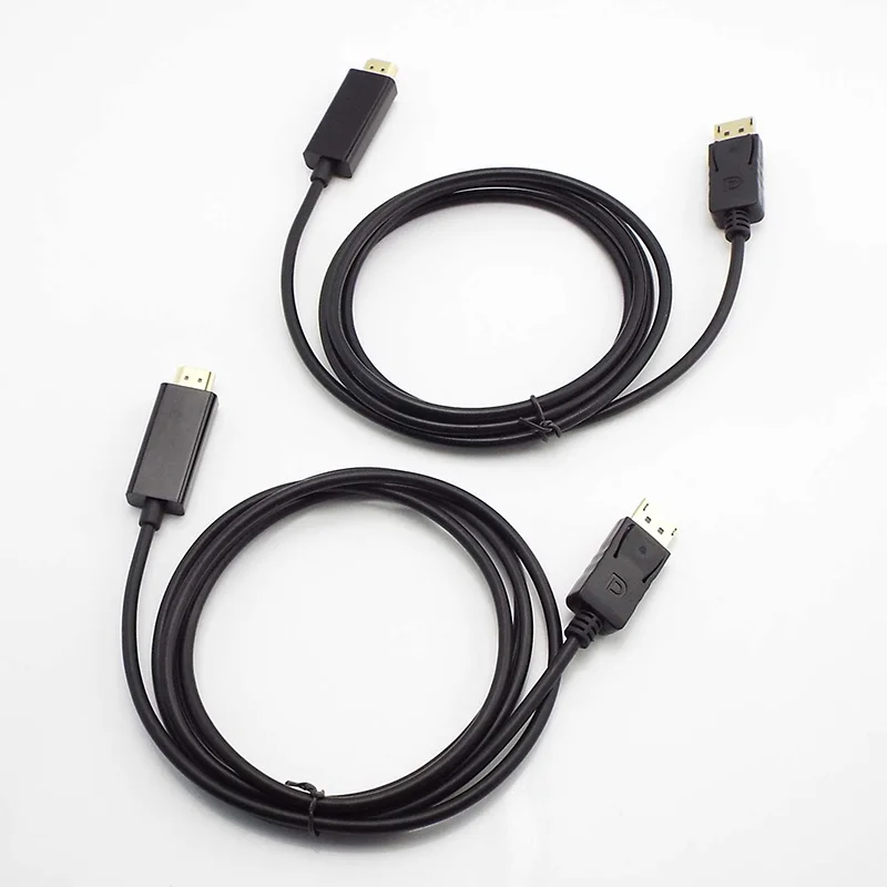 Переходник DP к HDMI-совместимый с 4K 30 Гц DisplayPort HD-адаптеру Видео Аудио для ПК HDTV
