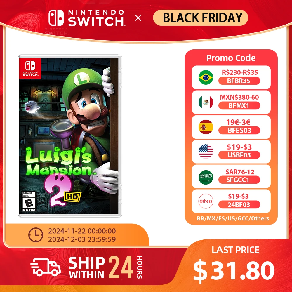 Игровая карта Luigi's Mansion 2 HD