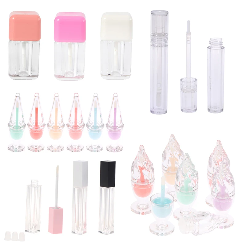 

1 шт., новогодний мини-контейнер для губной помады, 5 мл