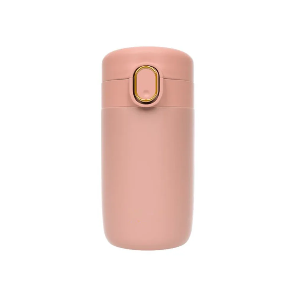 

330 Ml Bouncing Thermal Mug 304 Stainless Steel Insulating Cup Solid Color Water Cup Portable Cute Pink Water Bottle For Kids
