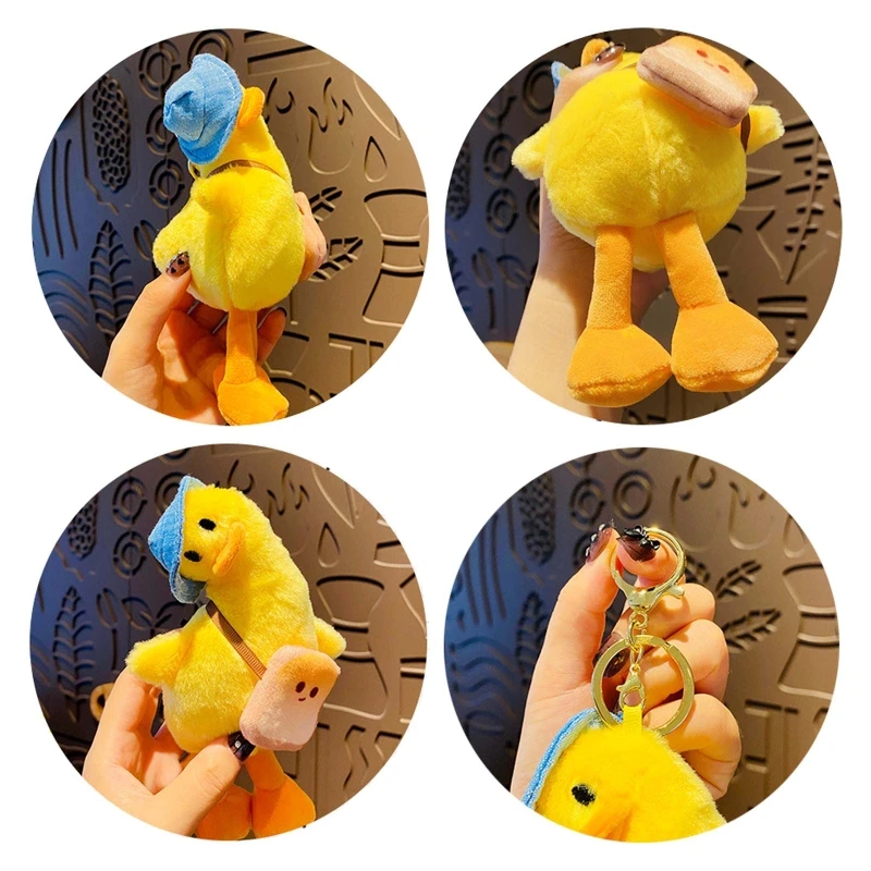 

Cartoon Key Chain Plush Key Chain Pendant Car Key Charms Handbag Charm Tote Bag Pendant for Kid Girl Women Tote Backpack